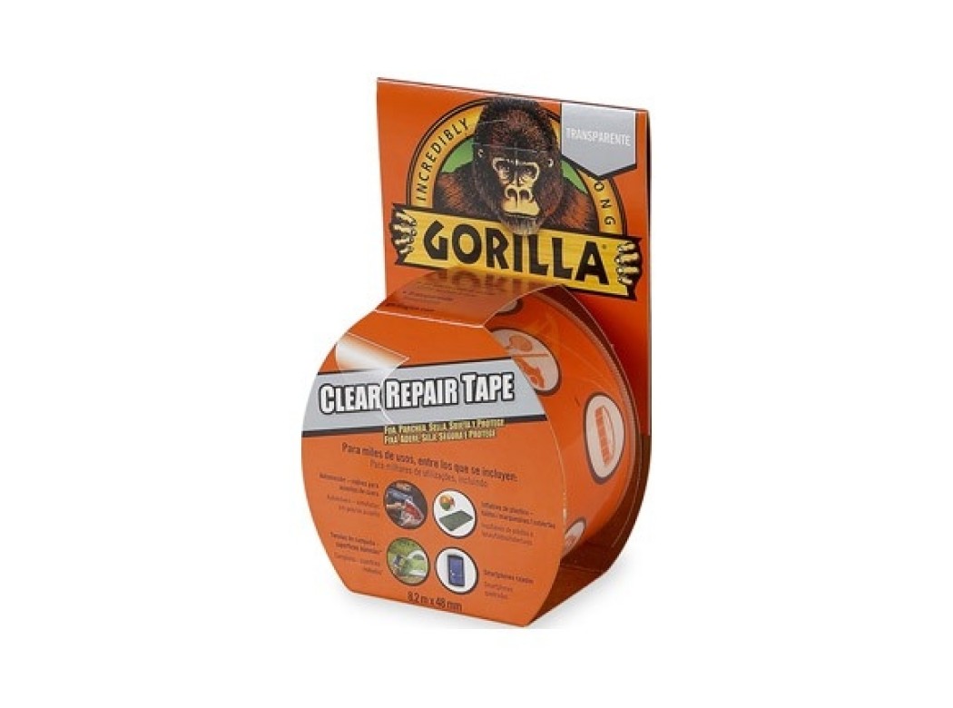 Cinta reparacion gorilla clear repair 8,2 m x 48 mm transpar