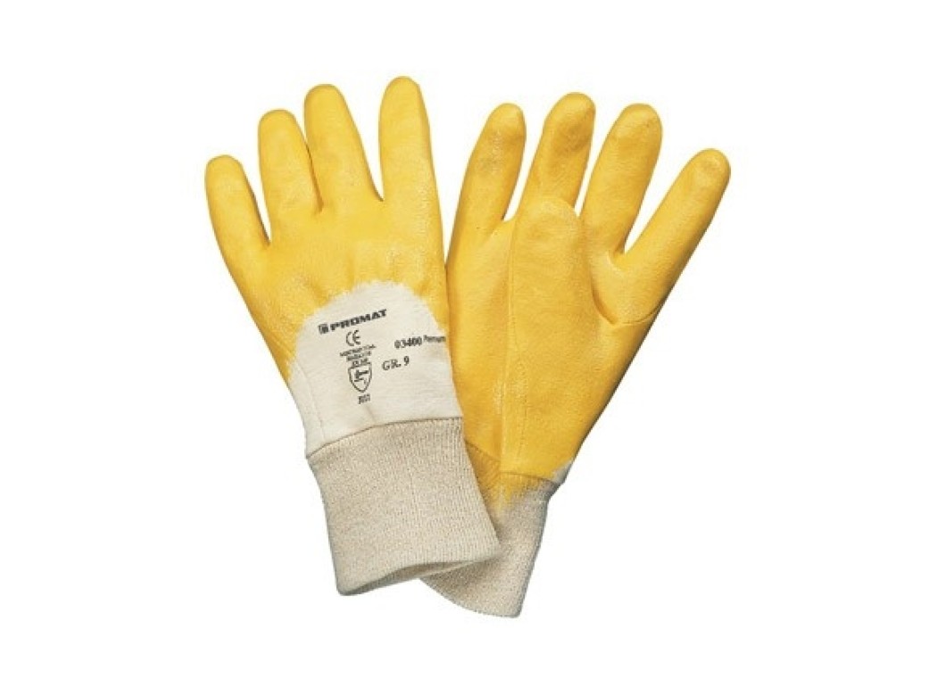 Guante nitrilo extra ems amarillo t 8 promat