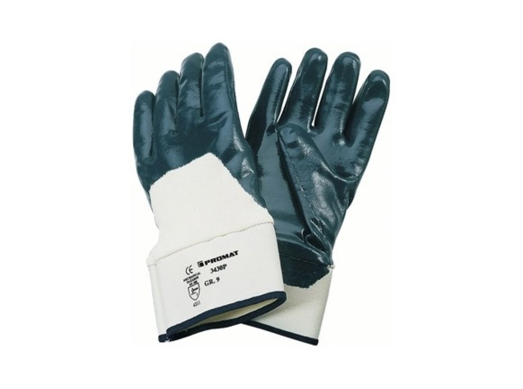 Guante nitrilo neckar azul t 9 promat
