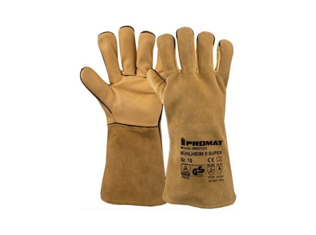 Guante piel flor soldador mÜhlheim ii super am t 9 promat
