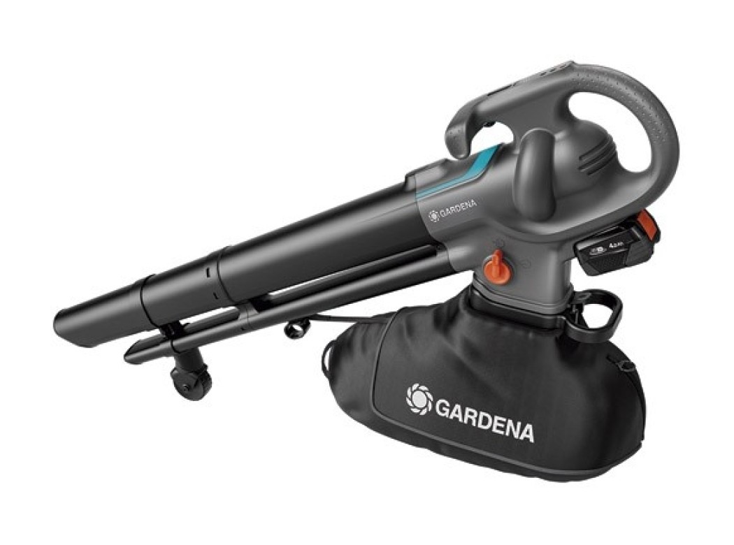 Aspirador soplador triturador a bateria 18 v gardena