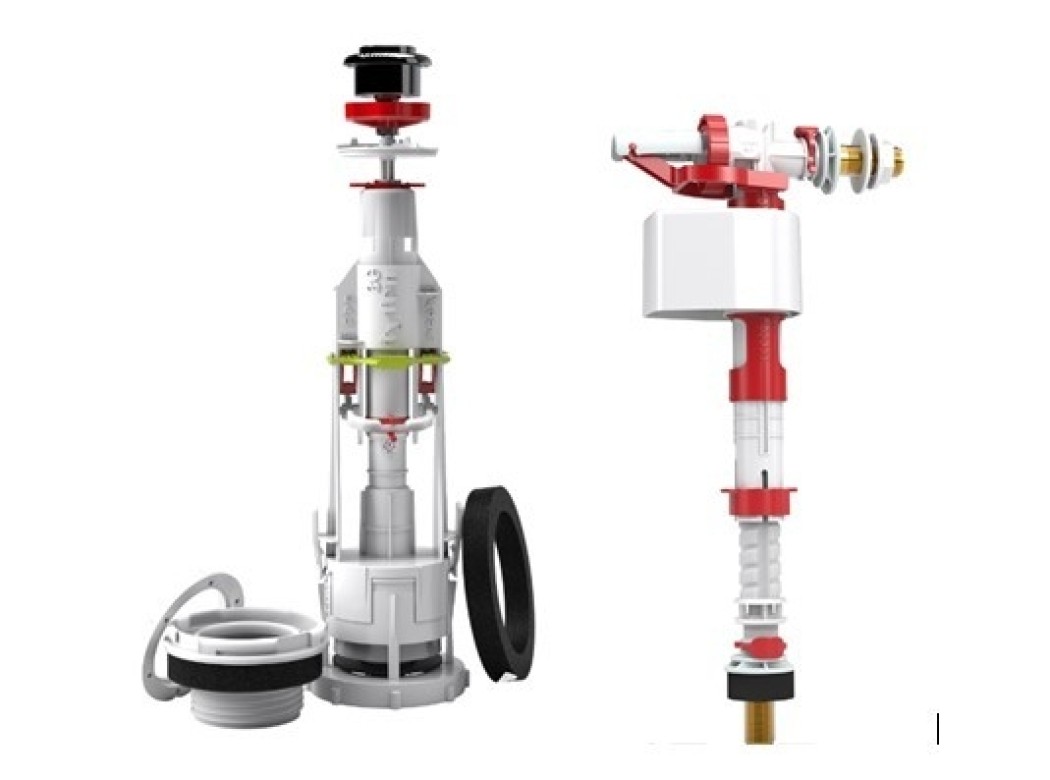 Conjunto descargador tyfon 3g´ + grifo dual fenyx fominaya