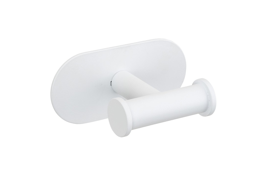 Percha de acero inoxidable turbo-loc® duo serie orea white mat wenko