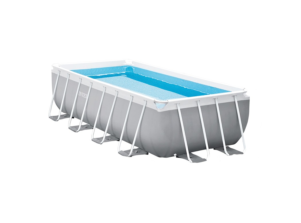 Piscina prism frame rectangular con bomba filtro 400 x 200 x 100 cm intex