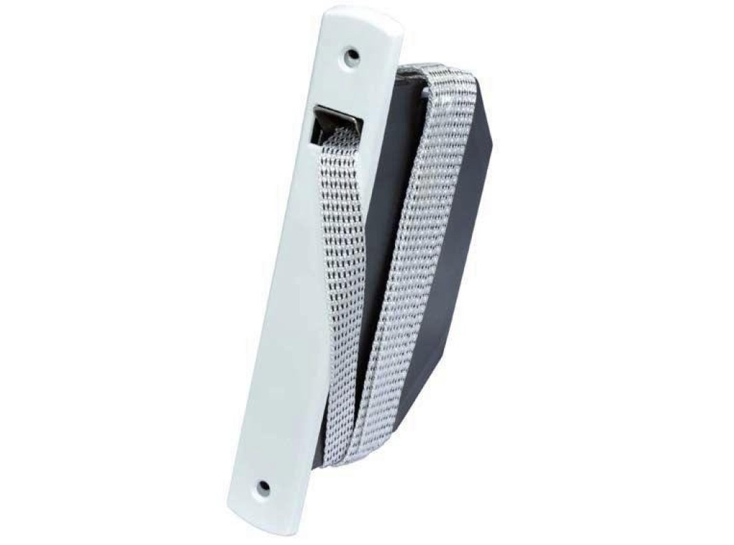 Recogedor persiana embutir 16mm c/cinta pintas c/pivote freno inox gaviota