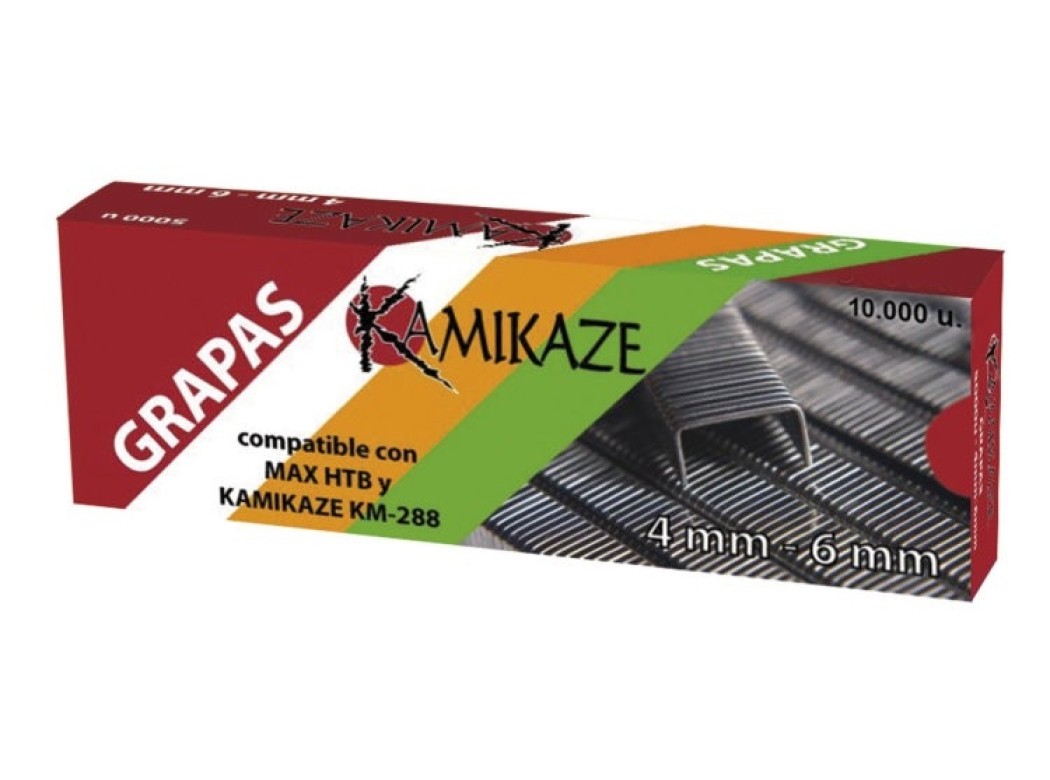 Grapas para cinta 10000 unidades para 23015011 kamikaze