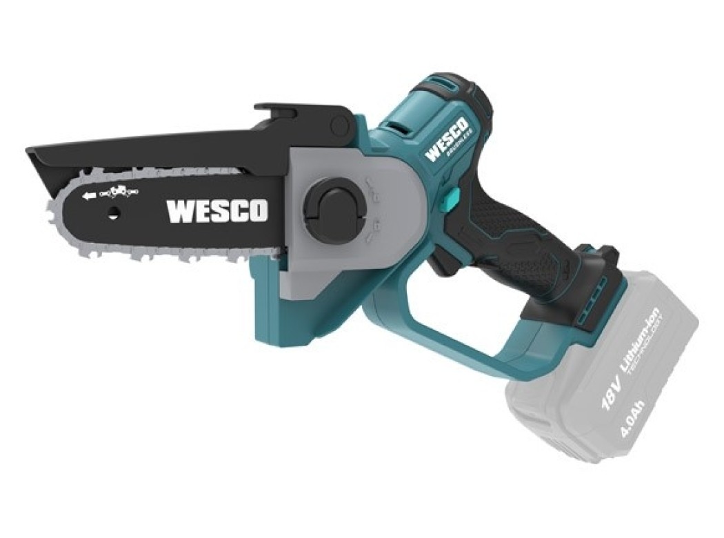 Sierra podadora bateria 18 v no incluida wesco