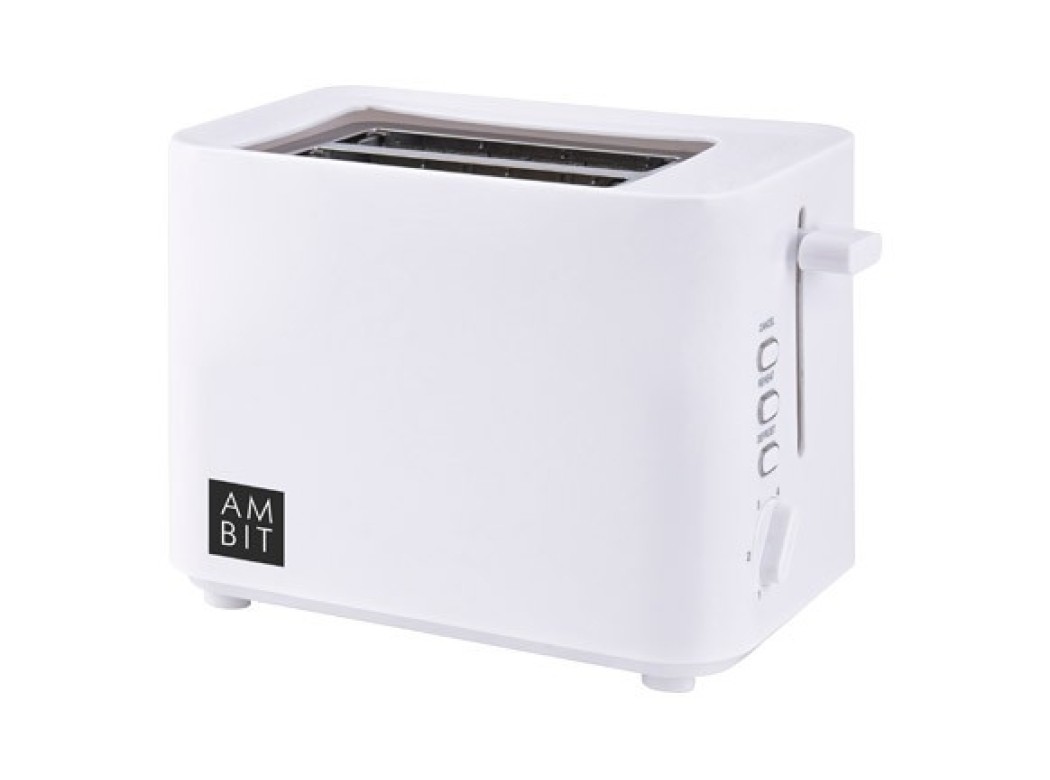 Tostador dos ranuras blanco 750w ambit