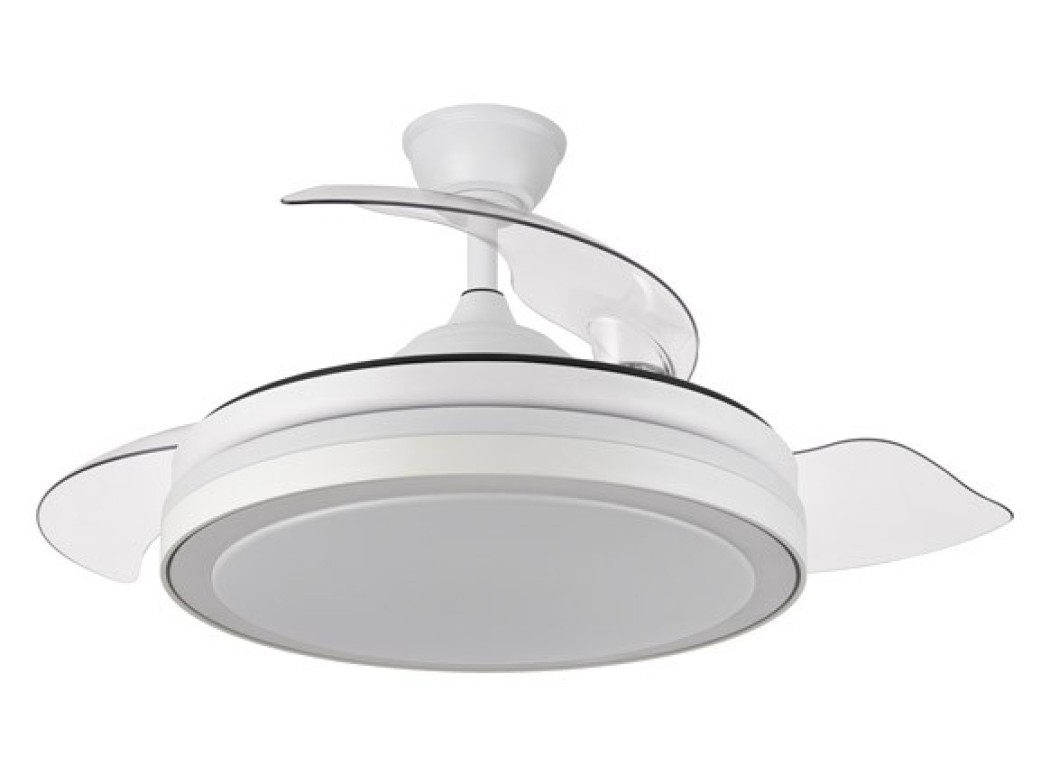 Ventilador de techo palas retractil blanco plafon Ø50cm 35w sonedas