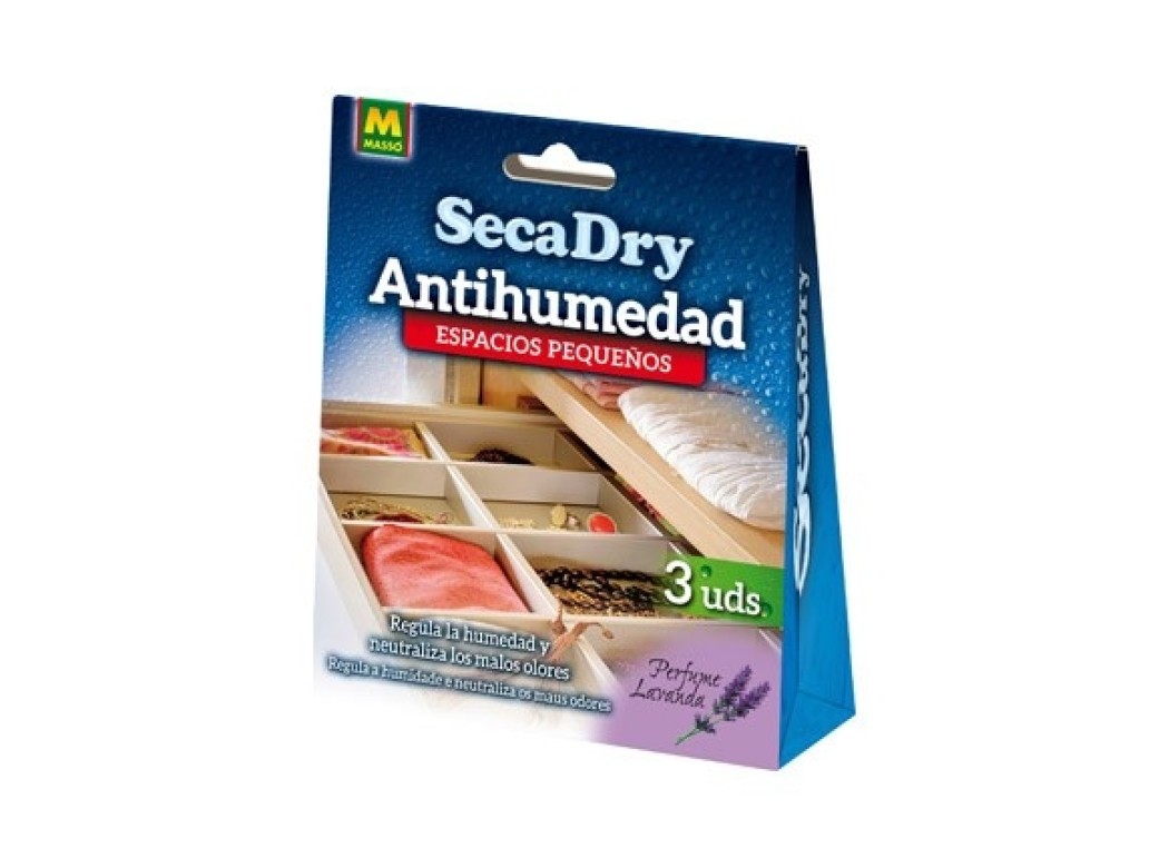 Antihumedad bolsa gel 30 gr (3 uds) secadry lavanda masso