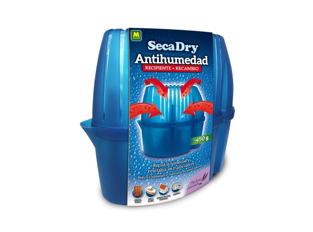 Antihumedad dispositivo + recarga 450 gr secadry neutro masso