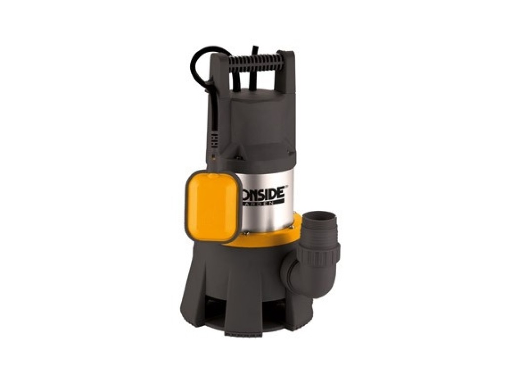 Bomba sumergible aguas sucias 1300 w inox 25000 l/h ironside