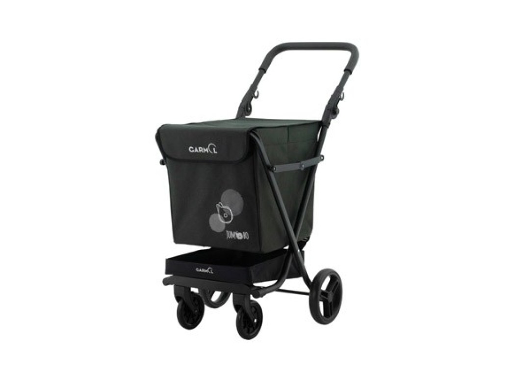 Carro compra jumbo jasp negro/marengo garmol