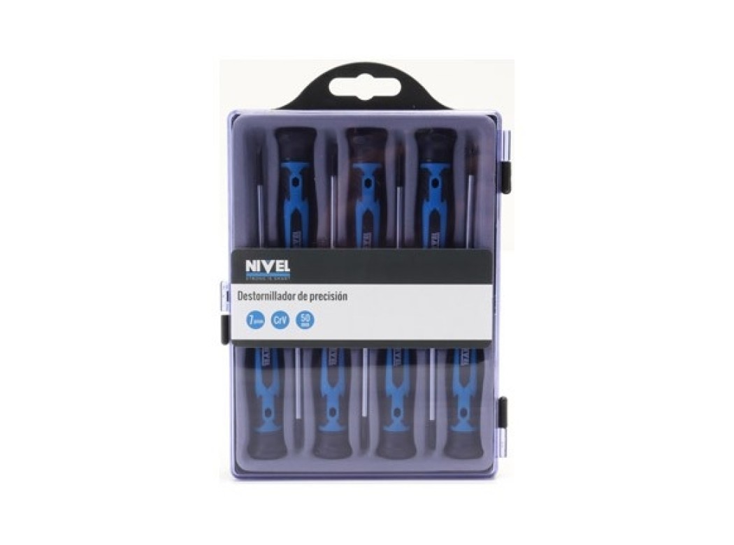 Destornillador precision 7 piezas nivel