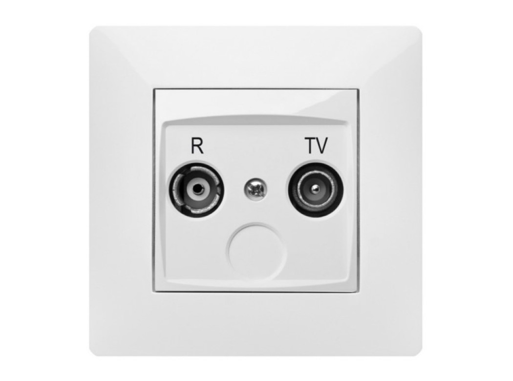 Base antena 2 tomas empotrar abs bl habitat 15 famat