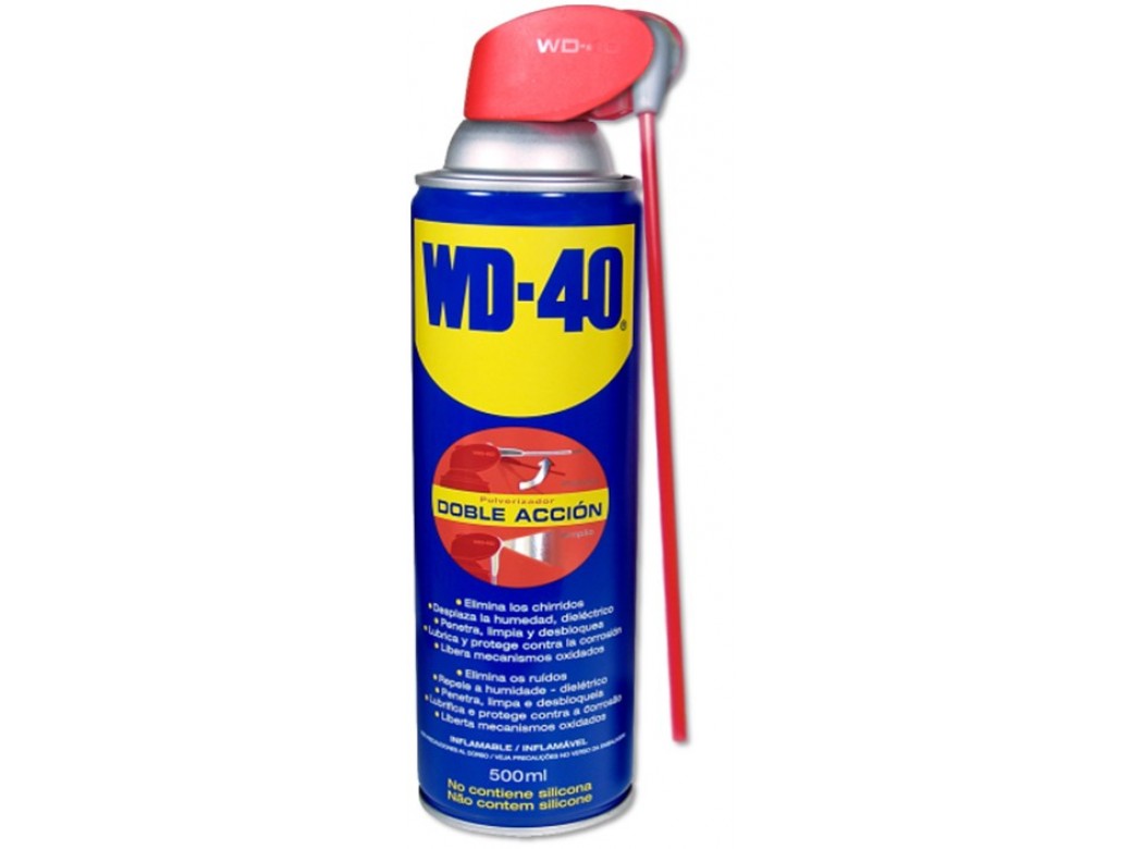 Aceite lubricante multi doble accion spray wd-40 500 ml
