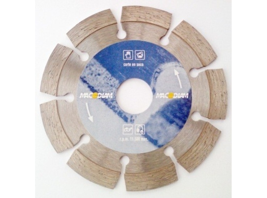 Disco corte g.obra 115x2x10 mm diam macodiam