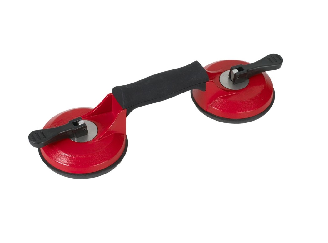 Ventosa carga doble hasta 80kg alu rubi
