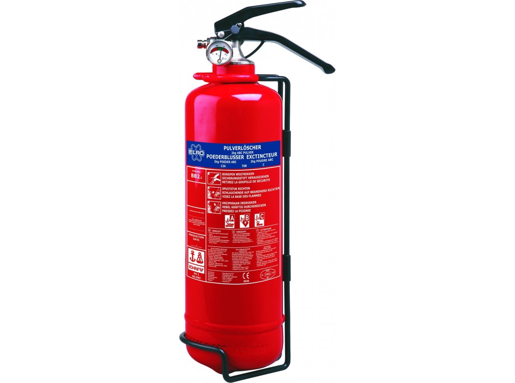Extintor incendios 2kg polvo smartwares 1002987 2 kg