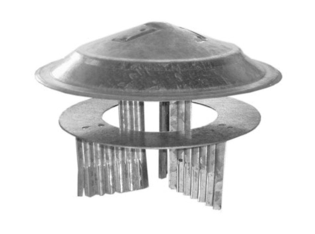 Sombrerete tubo estufa 080 a 150 mm ac galv theca