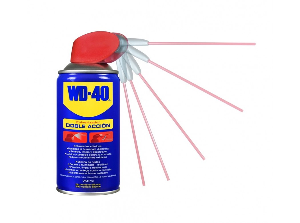 Aceite lubricante multi doble accion spray wd-40 250 ml