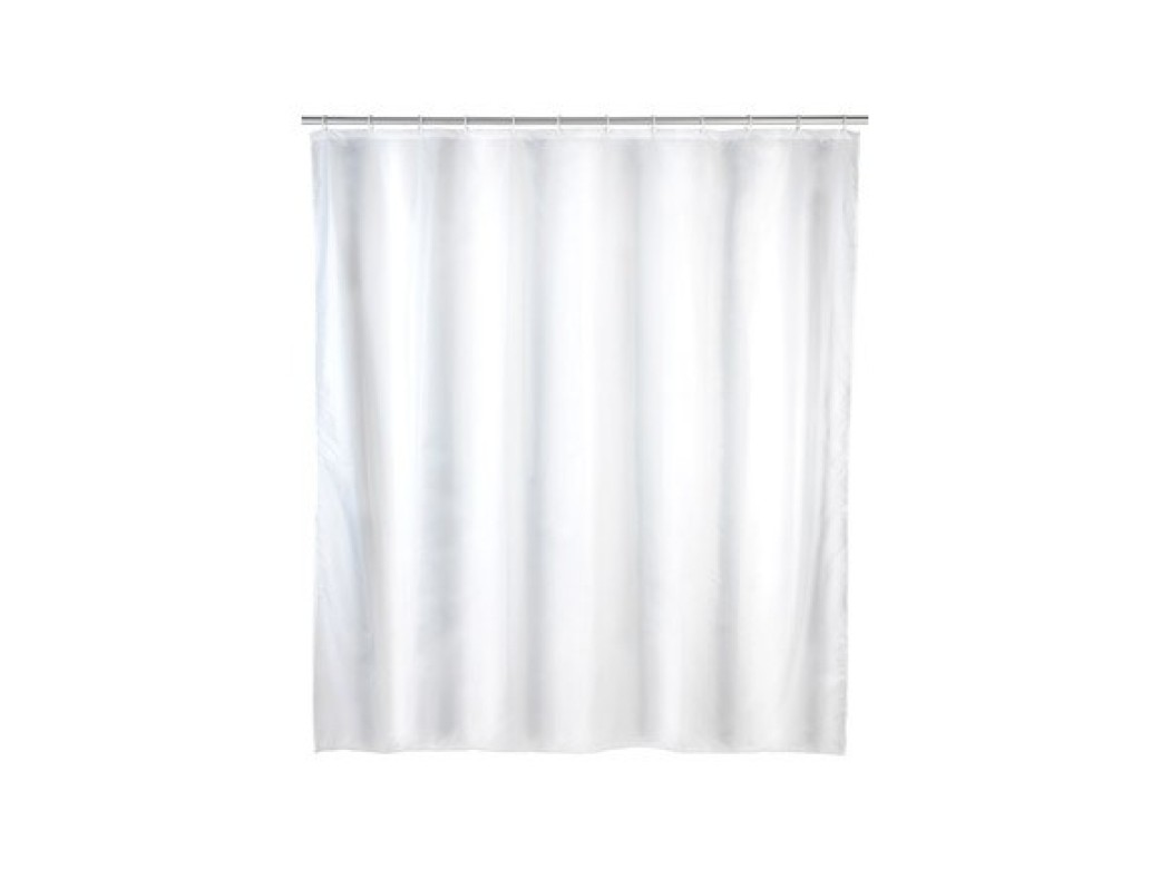 Cortina baño lisa 180x200cm pvc bl wenko 2 pz