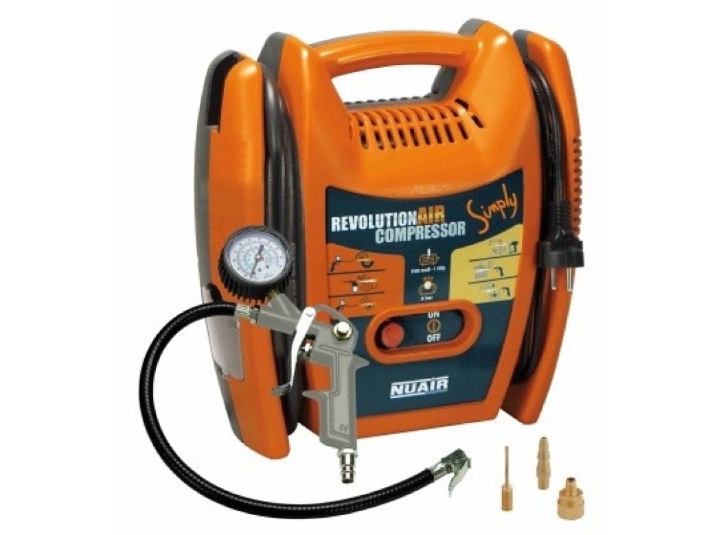 Compresor coaxial 1,5 cv 180lt/m 8 bar s/ac. ho.simply nuair