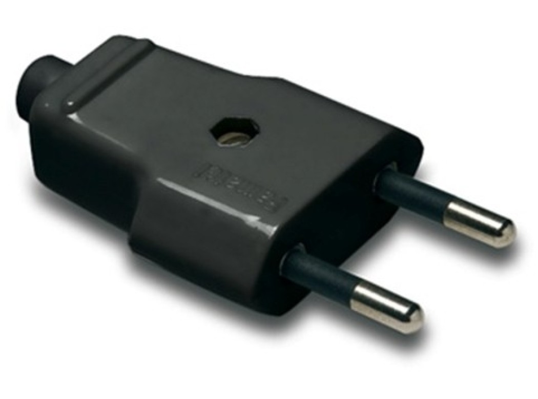 Clavija elec 35x67x16 10a-250v polic ne famat