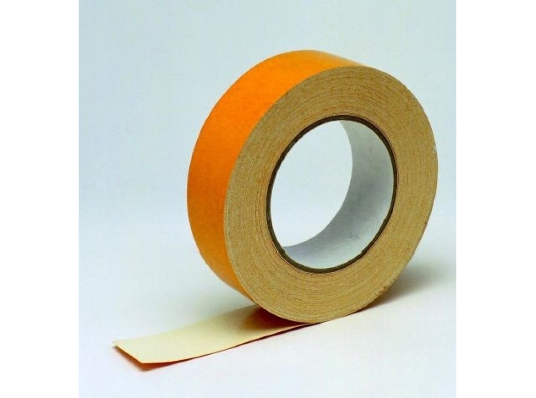 Cinta adh 50mmx 25mt d/cara moquetas temporal 3m