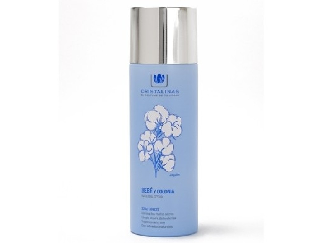 Ambientador hog bebe y colonia 200 ml natural spray cristali