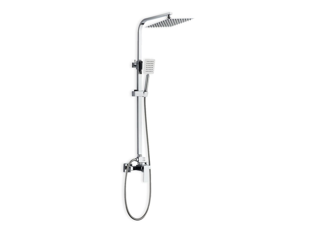 Grifo ducha monom flexo barra+d/c extensible inox dp griferi