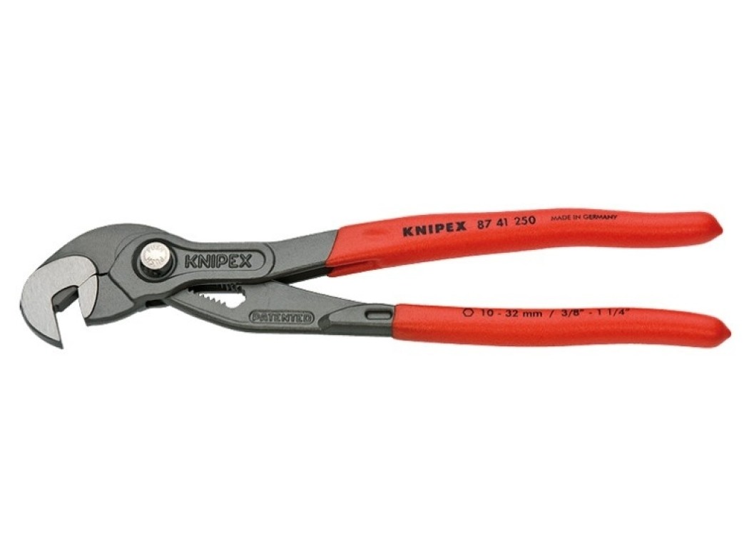Tenaza ajust. b/mult. 250mm m/pvc knipex
