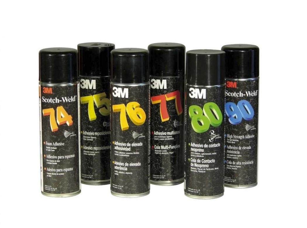 Adhesivo contacto reposicionable 500 ml spray 3m