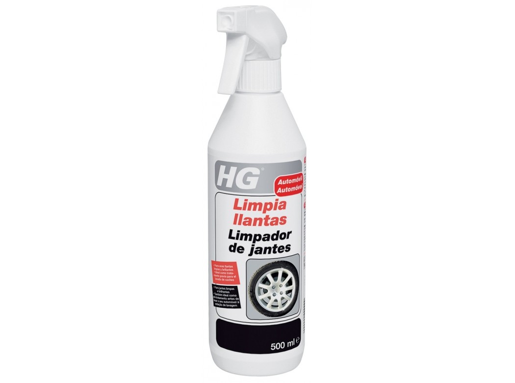 Limpiador coche llantas 500ml spray 500 ml hg