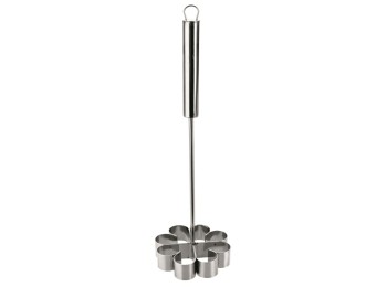 Molde respost 8x3cm  inox flores ibili