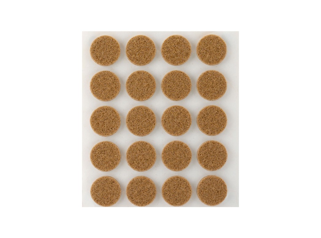 Fieltro prot Ø 17mm adh rdo sint. marr inofix