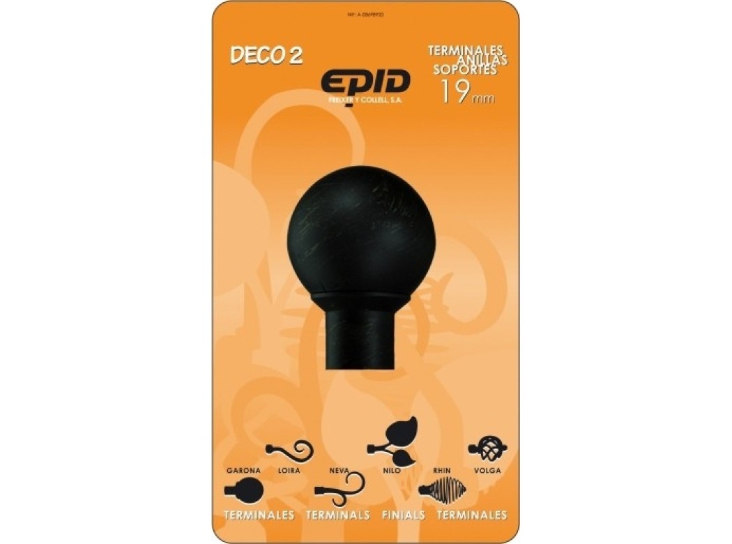 Terminal barra cort 19mm met ne garona epid