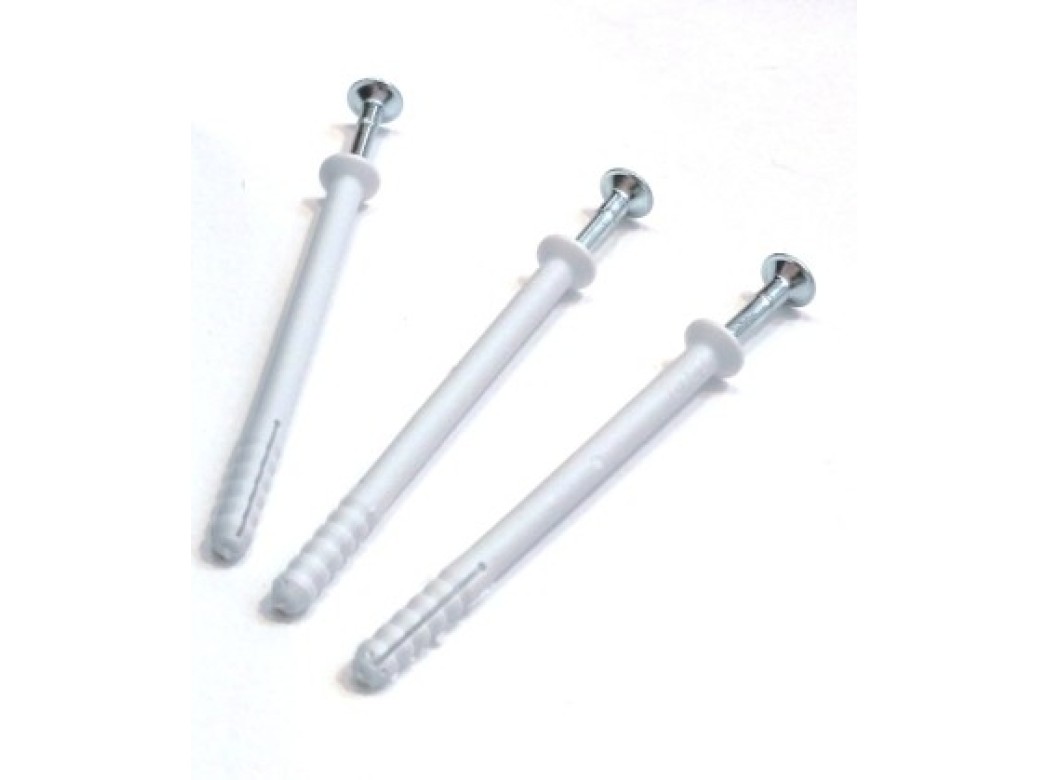 Taco clavo 6x60 nyl nvz nivel 100 pz