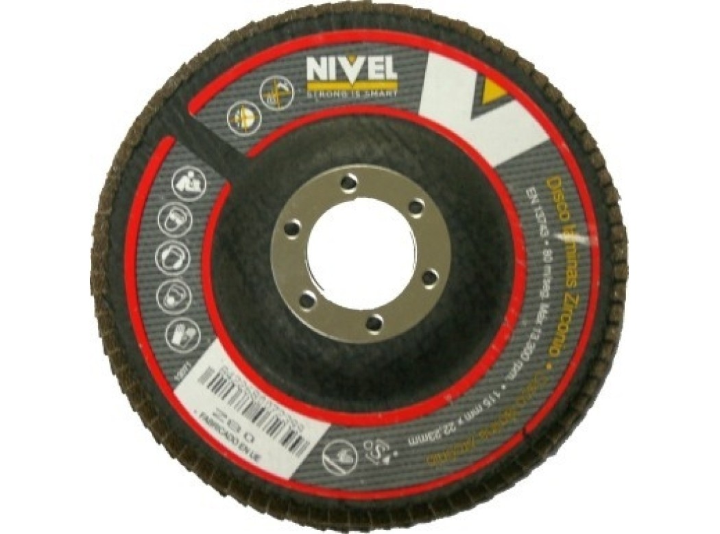 Disco lam 115 mm grano 060 zirconio nivel