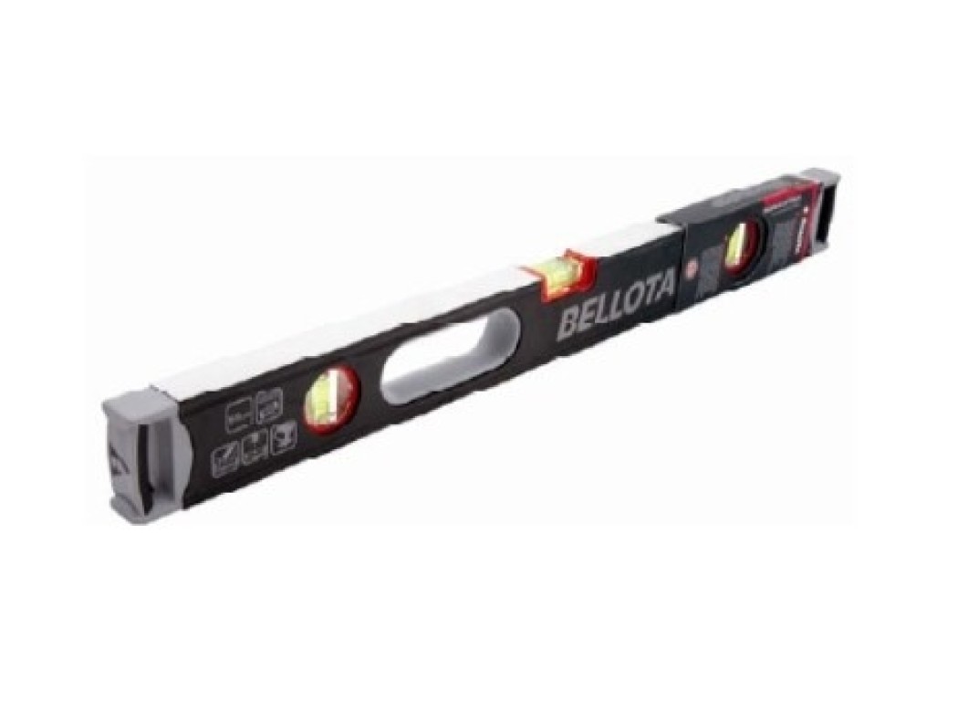 Nivel medic tubular 060cm magn 3 burbujas alu bellota