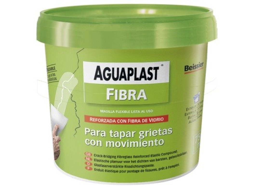 Masilla rest. fib/vidrio 750 ml gr aguaplast