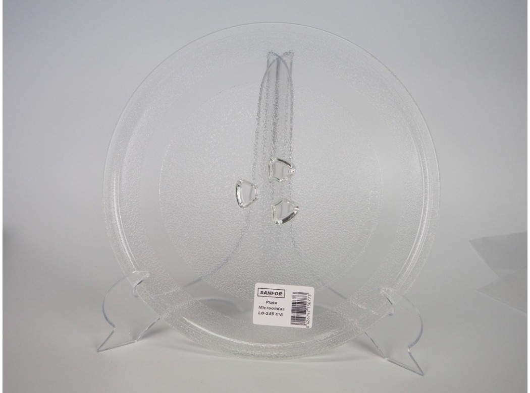 Plato microond. goldstar/lg 245mmØ acople crist 15077 sanfor