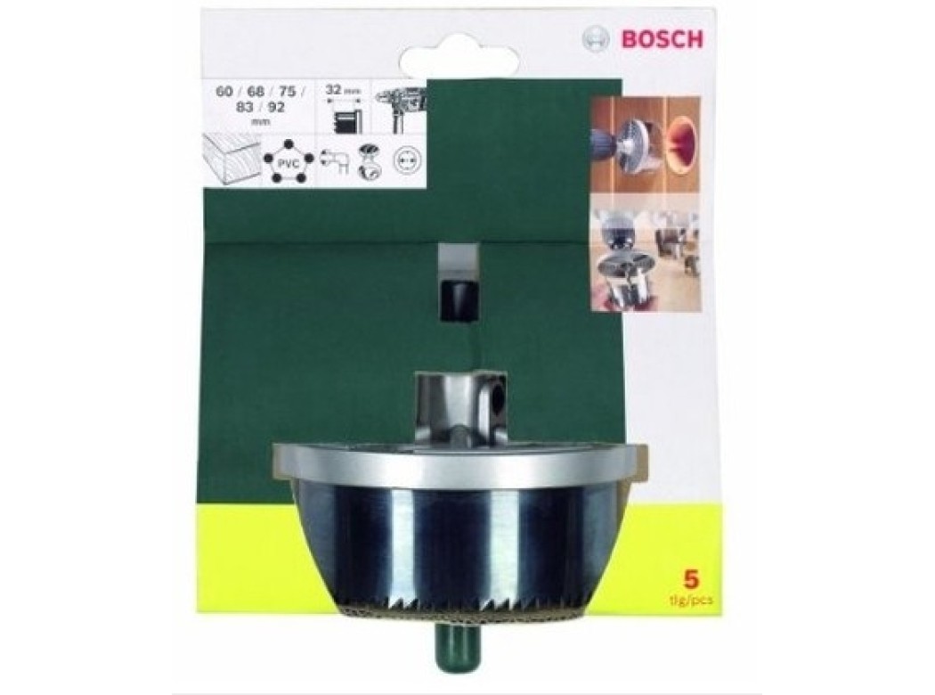 Corona perfor. mad/plad 60-68-75-83-92mm 32mm bosch 5 pz