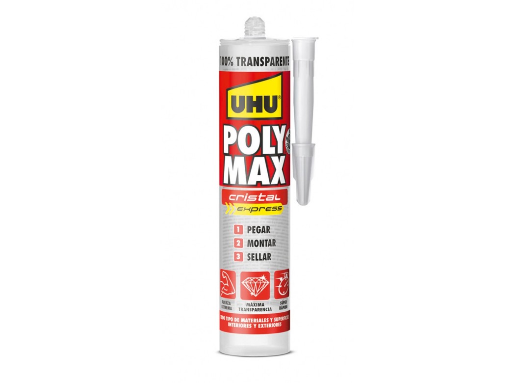 Adhesivo sellador polim 300 gr poly max cristal xpress cart