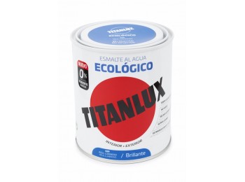 Esmalte acril bri. 750 ml az/lum al agua ecologico titanlux