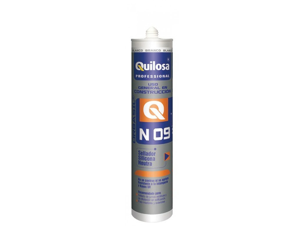 Silicona neutra const. 300 ml bl int/ext orbasil n-09 quilos