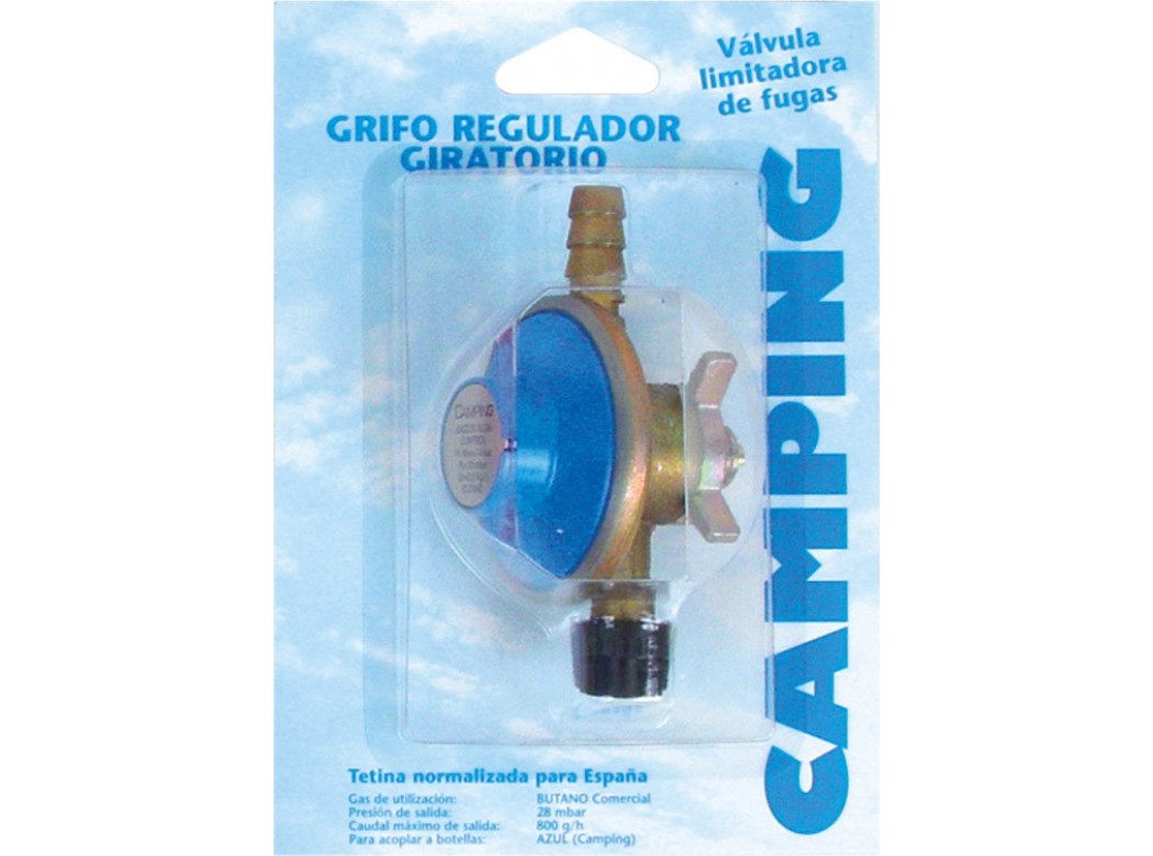 Grifo camp 28 gr regulador butsir gas giratorio repu0002