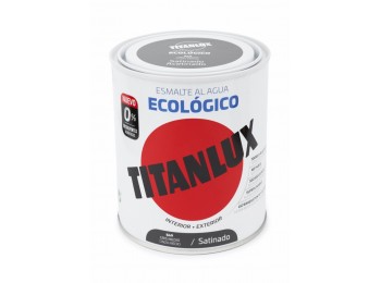 Esmalte acril sat. 750 ml gr/med al agua ecologico titanlux