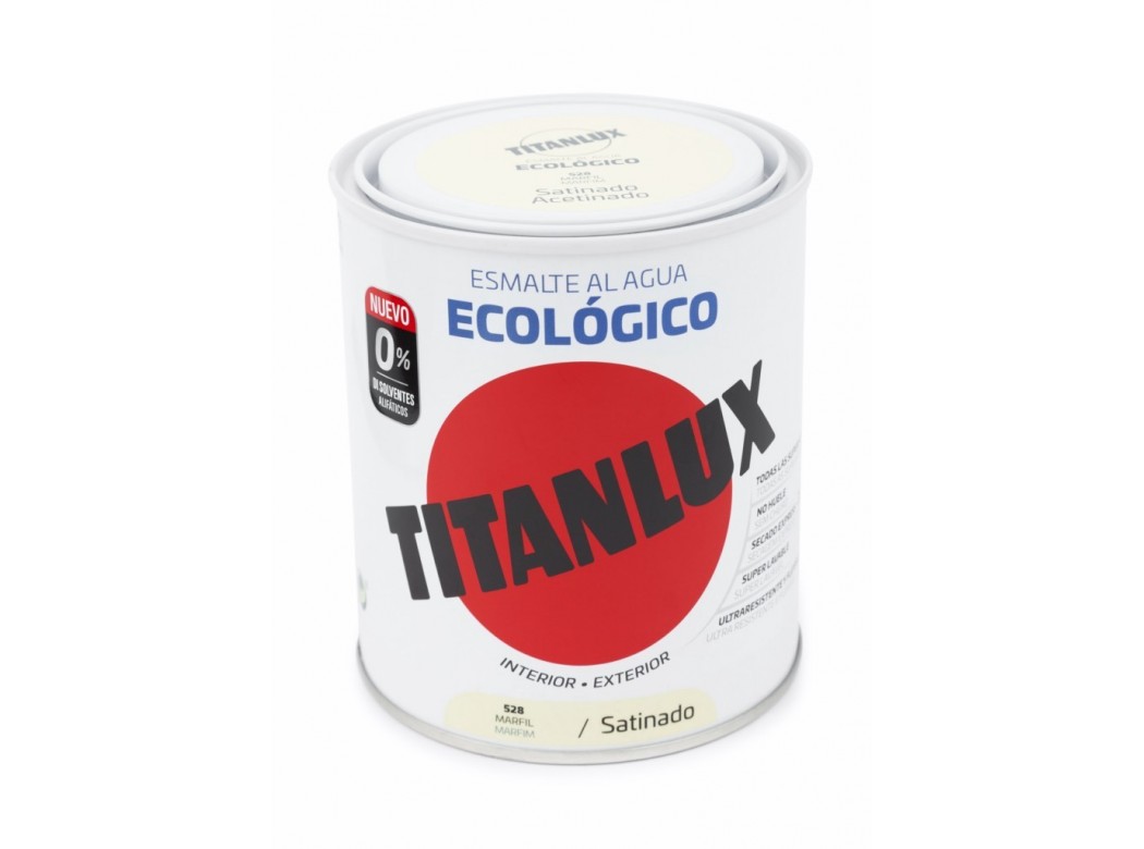 Esmalte acril sat. 750 ml marf al agua ecologico titanlux