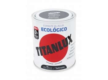 Esmalte acril sat. 750 ml ver/car al agua ecologico titanlux